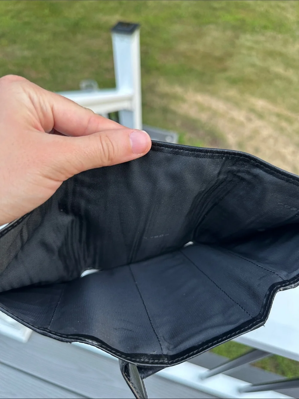 Fendi Black Tonal FF Jacquard Continental Wallet